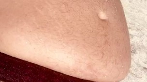 Strongman shows off cock and balls bulge Aaron beach 