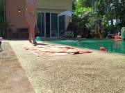 Nude poolparty! - Amateur Russian couple - Pattaya vacations 14/16