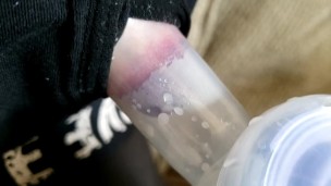Nipple being sucked dry