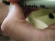 Pale 18 yo teen whore gets slapped by 42 yo husband. 14/16