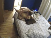 Home security footage of my husband fucking me raw 2/16