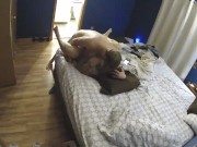 Home security footage of my husband fucking me raw 3/16