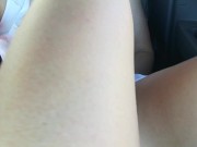 Secretly flashing tits and pussy on trip... 16/16