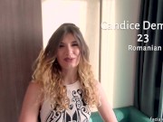 Instagram model takes selfie during casting 1/16