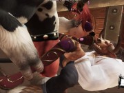 Two monster bulls were fucked by a poor girl on a ship | world warcraft 9/16