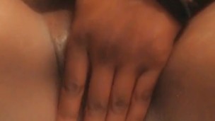 Play with my chocolate pussy Getting shower wetty 