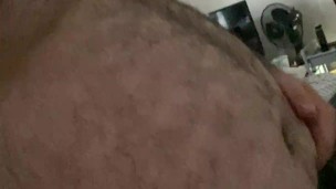 Fat gainer, tight fitting shirt and belly play