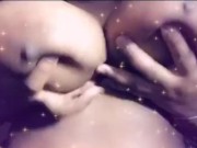 Watch Me Play With My HUGE Tits (Snapchat babygirl00324)