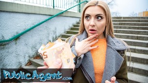 Public Agent Busty Blonde Caty Kiss Loves A Big Cock