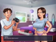 SummertimeSaga - Spying your stepsister, Jenny, masturbating by cam (Part 1)