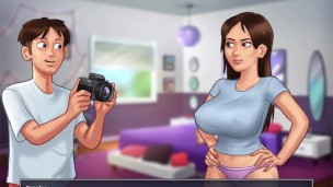 SummertimeSaga - Spying your stepsister, Jenny, masturbating by cam (Part 1)