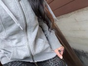 Releasing My Golden Nectar At The Bottom Of Some Creepy Stairs 13/16