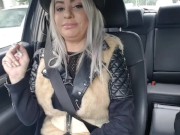 Driver taxi fuck this girl in a public station after shopping 6/16