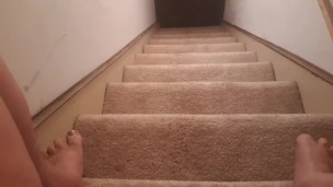 Pissing downstairs part 2