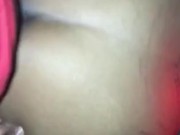 Fucking shorty from the back behind the car on the back streets Pine Bluff 8/16