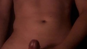 Fit guy jerks off and cums a lot