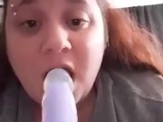 Deepthroat practice - Screenshot 10 of 16 - Tattoo Milf