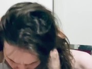MILF Gives Great head and gets oral creampie