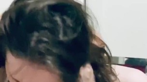 MILF Gives Great head and gets oral creampie