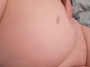 Belly play with horny BBW long distance gf