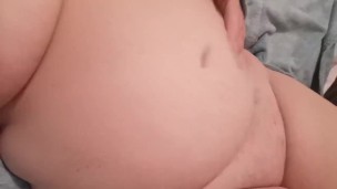 Belly play with horny BBW long distance gf