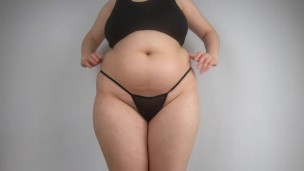Lena try on thongs uncensored