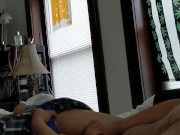 Horny in the Morning cum shot 9/16