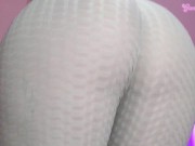 worship my big BBW booty - femdom ass worship in leggings 10/16