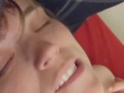 Buttons Face Close Up POV - Orgasm at 3:50