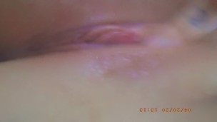 Playing with my tight pink pussy