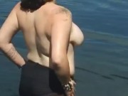 Swimming topless - Screenshot 12 of 16 - Big Tits