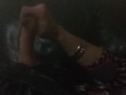 sneaking his cock wherever he finds a dark place 7/16