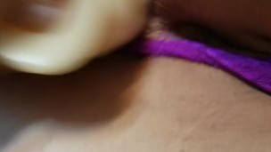 Fucking myself in the ass, close up