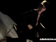 Magnificent Milf Julia Ann Smokes & Milks A Cock On Stage! 2/16