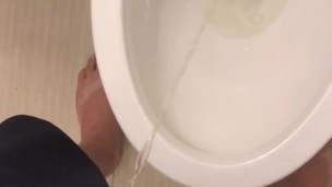 Nash Freer pisses for a fan