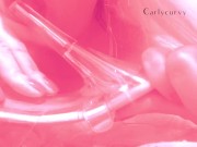 Clear heels sucking and showing feet with Carlycurvy!  7/16