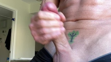 Making myself cum before working out. May 26th 2020