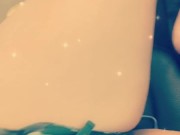 Slutty Latina Shows Off Her Pussy In Booty Shorts in Car