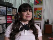 Behind the Scenes Interview with Porn star Alison Rey at The Dick Suckers 13/16