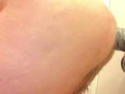 BBW Ruins Asshole With HUGE Dildo and Spews Piss from Her CAVERNOUS Cunt 13/16