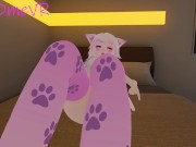 Lewd Catgirl vibrator  (Intense Squirming and Moaning!) in vrchat 11/16