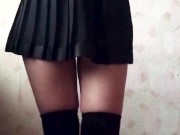 Dancing schoolgirl with beautiful legs and big ass 15/16