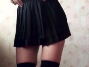 Dancing schoolgirl with beautiful legs and big ass 16/16