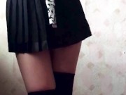 Dancing schoolgirl with beautiful legs and big ass 5/16
