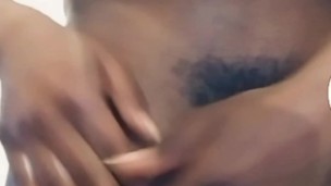 Big Black Dick lotioning up.