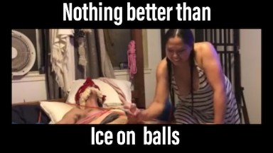 Ice milking prolong orgasm denial ruined orgasm edging cfnm harsh handjob