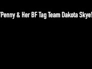 Jizz Loving Penny Pax & Dakota Skye Milk Cock & Share Cum! 1/16