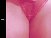 Ice soaking my thong then ice on my pussy!  3/16