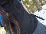 Hiking And Pissing Makes My Pussy Creamy 12/16