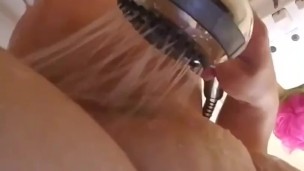 Madison shower head masturbating cum twice